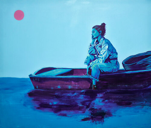 Life: No Instructions Included by Olya Enina, Painting for Sale on Singulart