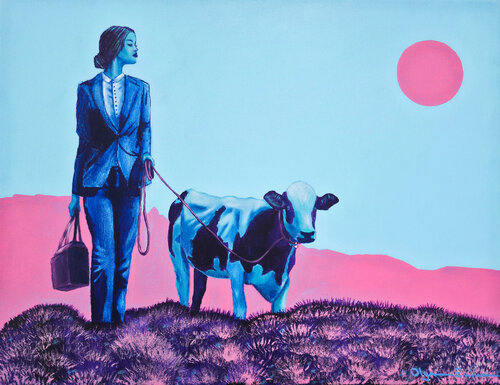 From Country Roads to Bigger Goals de Olya Enina, Pintura a la venta en Singulart