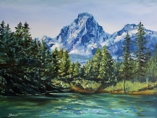 Alpine Dreams von Liza Illichmann, Malerei kaufen auf Singulart