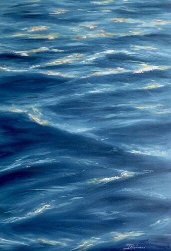 Blue Water de Liza Illichmann, Pintura a la venta en Singulart
