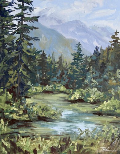 Reflections of Nature van Liza Illichmann, Schilderij te koop op Singulart