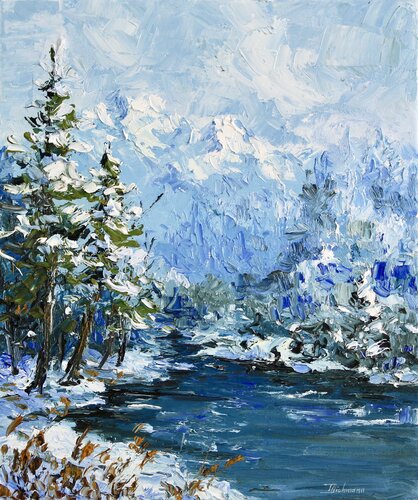 Whispering Winter de Liza Illichmann, Pintura a la venta en Singulart