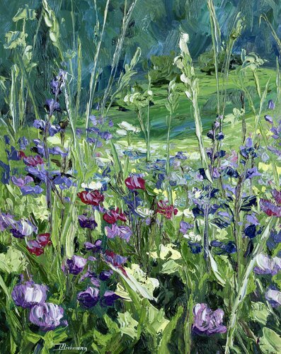 Wildflowers van Liza Illichmann, Schilderij te koop op Singulart