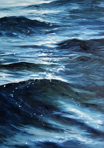 The Light On The Water van Liza Illichmann, Schilderij te koop op Singulart