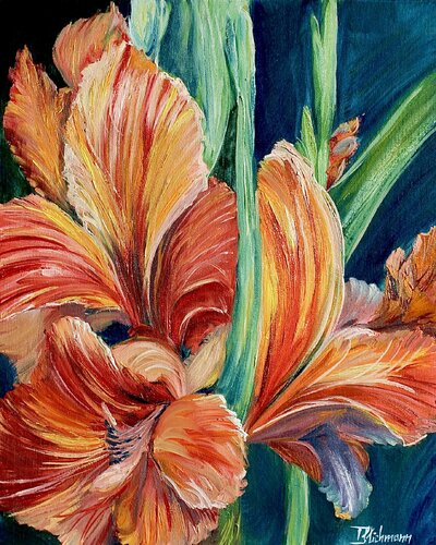 Glazed Orange von Liza Illichmann, Malerei kaufen auf Singulart