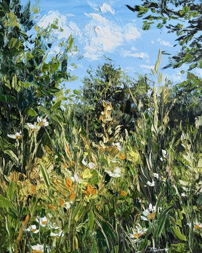 Whispering Grasses by Liza Illichmann, Painting for Sale on Singulart