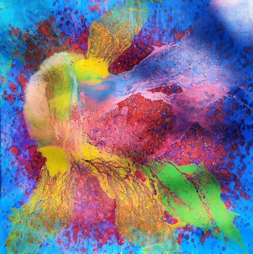 Shakti Dancing with Light by Sally Churcher, Painting for Sale on Singulart