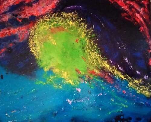 Emerging van Sally Churcher, Schilderij te koop op Singulart