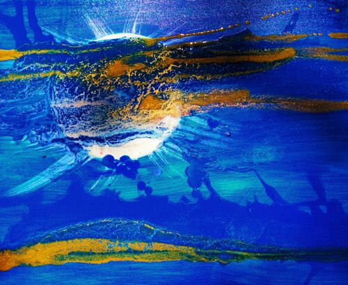 Blue Moon van Sally Churcher, Schilderij te koop op Singulart