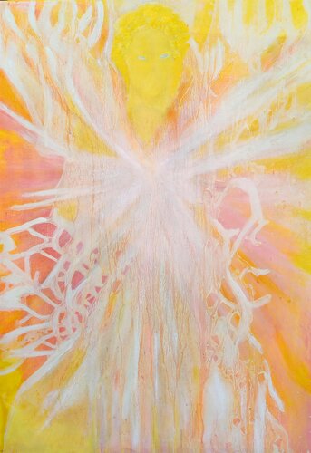 Woman Ascending von Sally Churcher, Malerei kaufen auf Singulart