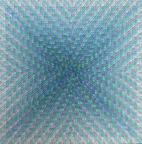Blue crush von Guzaliya Xavier, Malerei kaufen auf Singulart