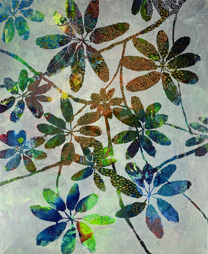 Fireworks di Mona Barbu, Pittura in vendita su Singulart