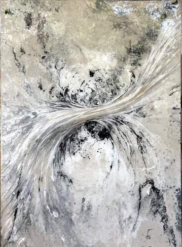 Golden lace 3 van Kseniia Turik, Schilderij te koop op Singulart