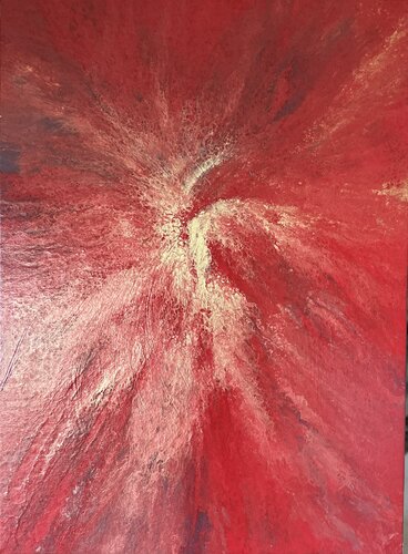 Rouge Ardent by Kseniia Turik, Painting for Sale on Singulart