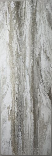 Voile ( Panel Two) — Neutral Beige Grey Abstract Painting par Kseniia Turik, Peinture en vente sur Singulart