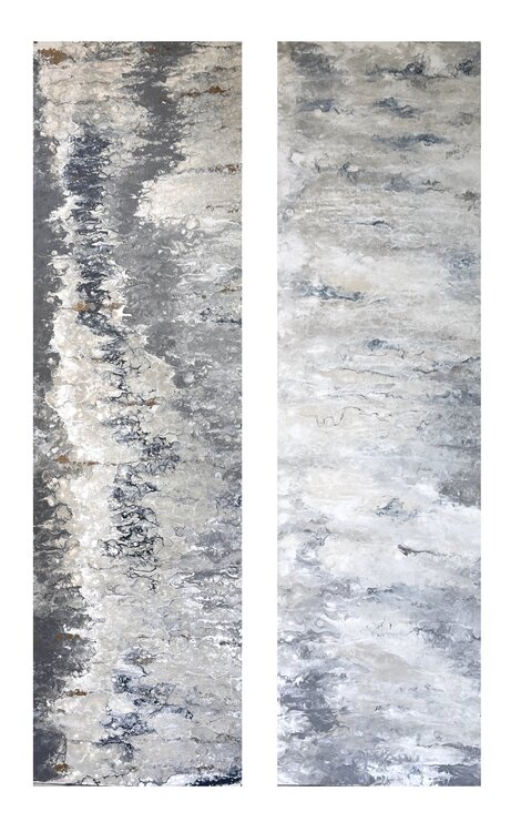 Diptych Vestige 2 panel Kseniia Turik