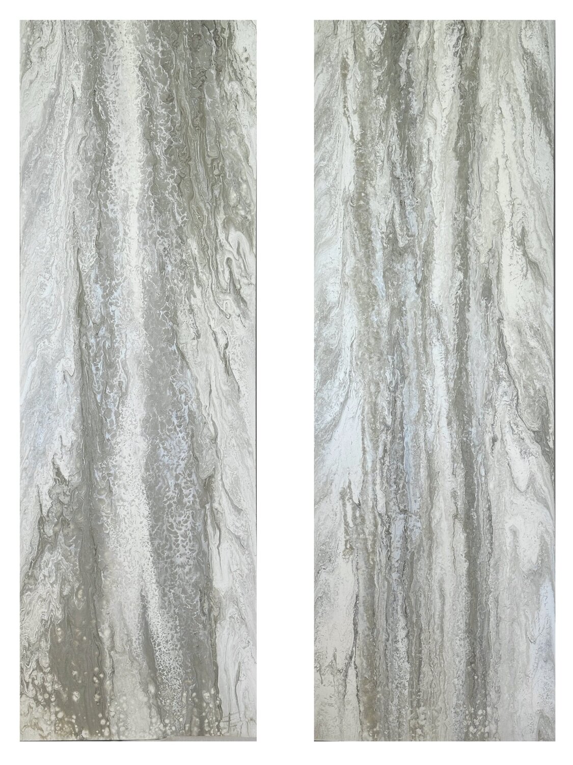Diptych "Voile" Kseniia Turik Peinture originale à vendre