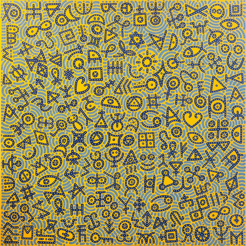 Cosmogram of Chaotic Love van João Almeida, Schilderij te koop op Singulart