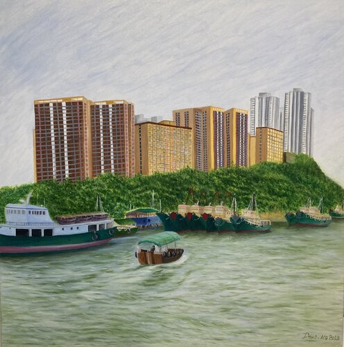 Aberdeen van Demi Ng, Schilderij te koop op Singulart
