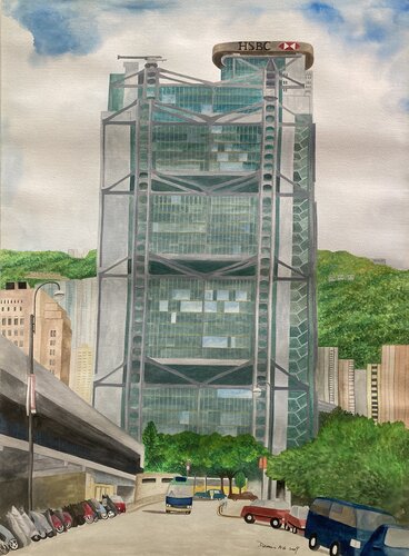 匯豐銀行 HSBC Building von Demi Ng, Andere Medien kaufen auf Singulart