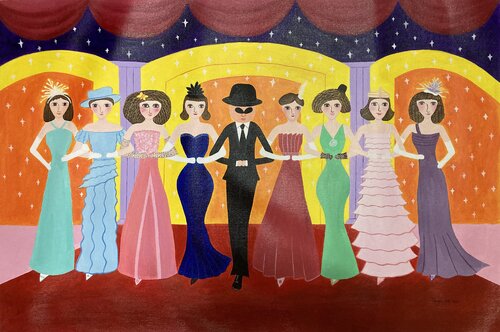 Ladies and Gentleman par Demi Ng, Autres supports en vente sur Singulart