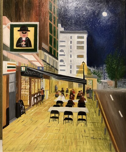 Stanley Bar van Demi Ng, Schilderij te koop op Singulart