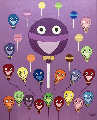 DiDiBo Sweet van Demi Ng, Schilderij te koop op Singulart