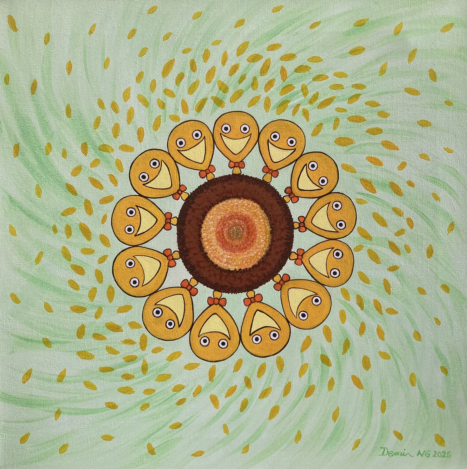 Smile Sun Flower Demi Ng