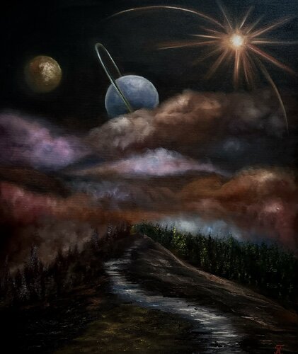 New Planet von Tanja Frost, Malerei kaufen auf Singulart