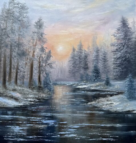 Reflections in Hues of Love de Tanja Frost, Pintura a la venta en Singulart