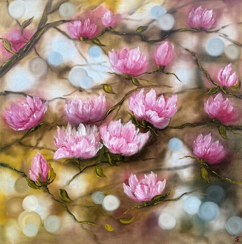 Floral Awakening by Tanja Frost, 油畫 for Sale on Singulart