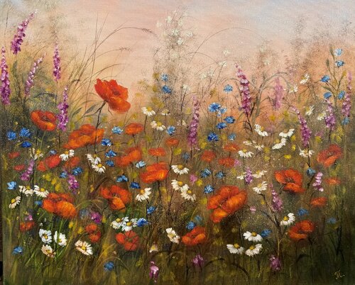The Meadow Remembers di Tanja Frost, Pittura in vendita su Singulart