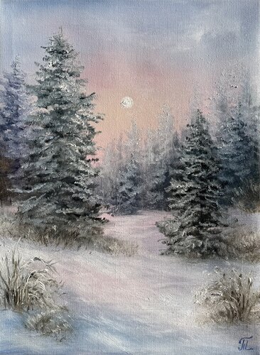 Winter Light by Tanja Frost, Painting for Sale on Singulart