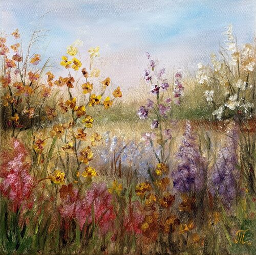 Wild floral van Tanja Frost, Schilderij te koop op Singulart