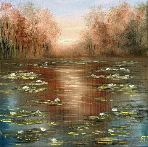 Magic sunset by Tanja Frost, 회화 for Sale on Singulart