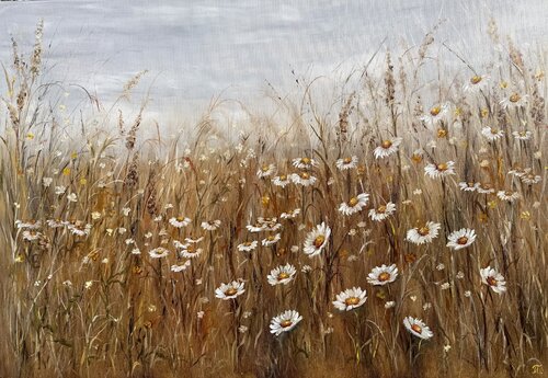 Golden Silence by Tanja Frost, Painting for Sale on Singulart