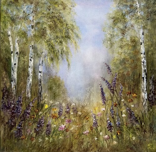 The Forest Remembers par Tanja Frost, Peinture en vente sur Singulart