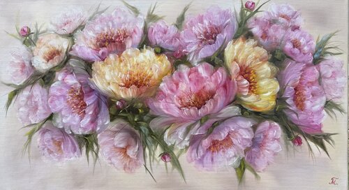 Love in Bloom by Tanja Frost, Painting for Sale on Singulart