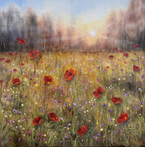 Softly Into Evening de Tanja Frost, Pintura a la venta en Singulart