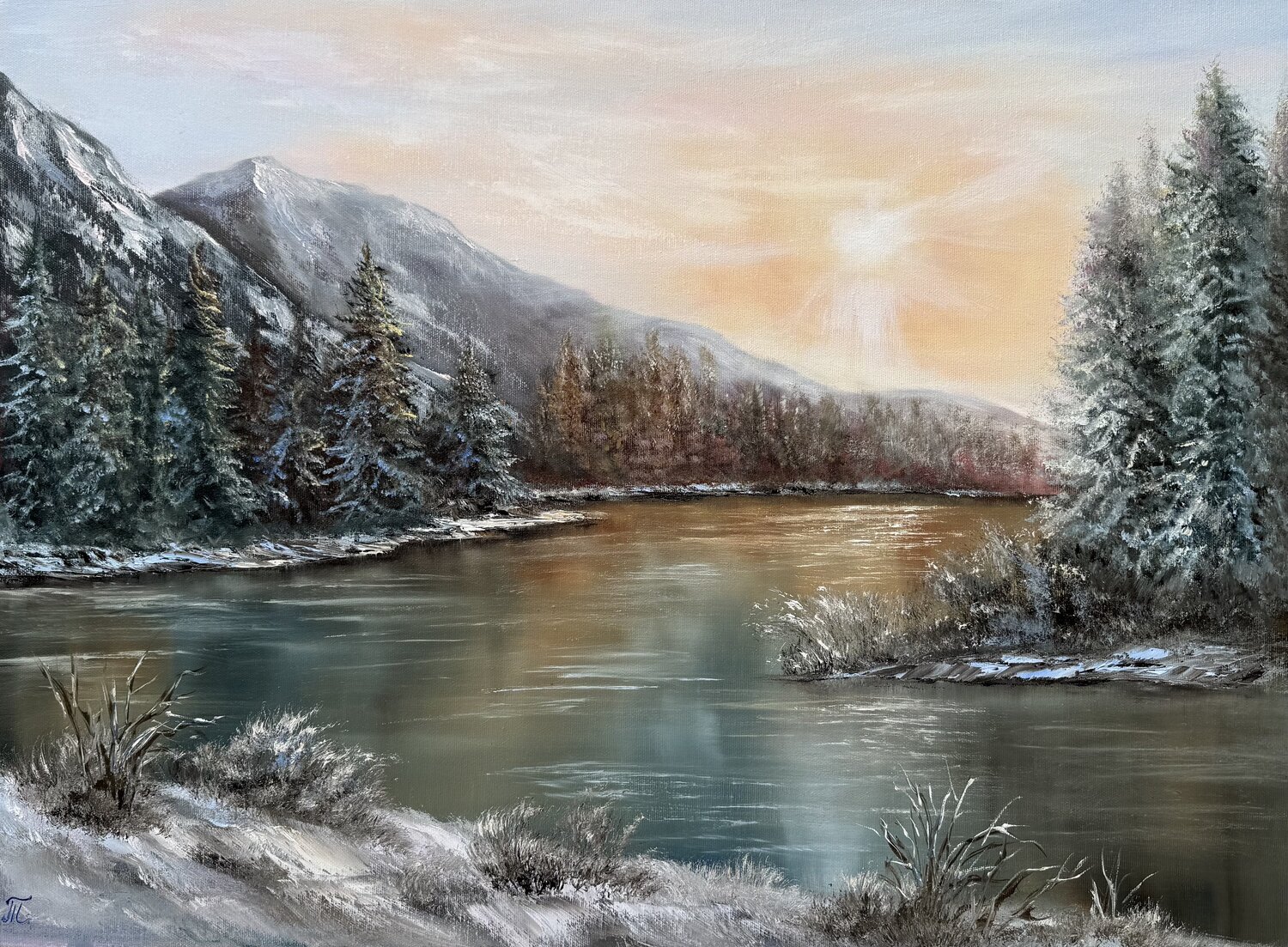 Winter Sunrise Tanja Frost