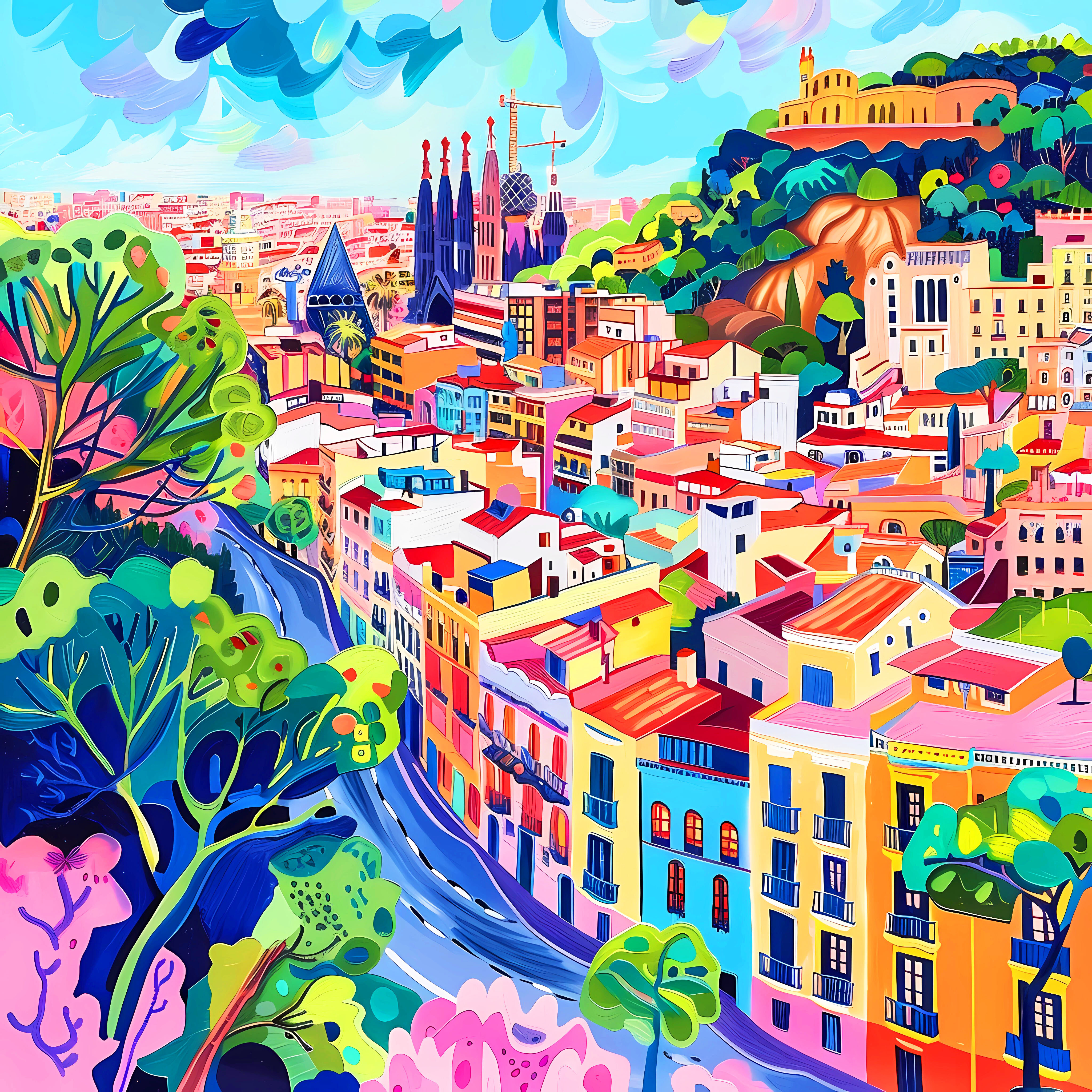 Barcelona, Aire Pintado