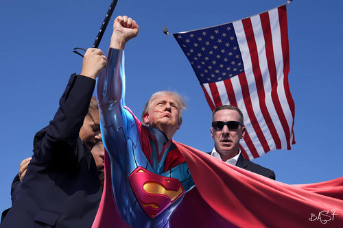 Donald Trump von Irina BAST, Digital kaufen auf Singulart
