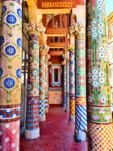 Palau de la Música Catalana. Barcelona, Spain von Irina BAST, Druck kaufen auf Singulart