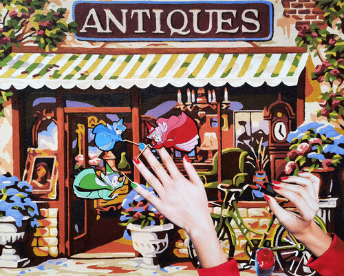 French manicure di Irina BAST, Pittura in vendita su Singulart