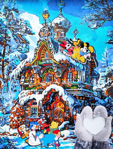 WINTER FUN van Irina BAST, Schilderij te koop op Singulart