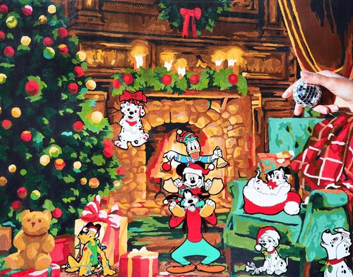 Before the celebration of Christmas van Irina BAST, Schilderij te koop op Singulart