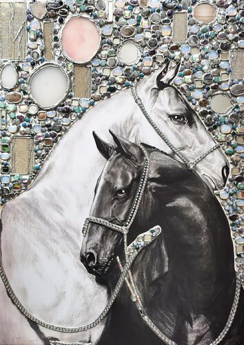 HORSES. LOVE. von Irina BAST, Malerei kaufen auf Singulart
