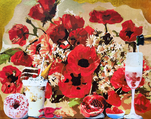 Breakfast for a beautiful woman von Irina BAST, Malerei kaufen auf Singulart