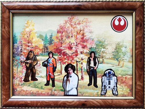Jedi and Rebels van Irina BAST, Schilderij te koop op Singulart