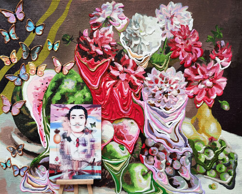 Salvador Dalí's breakfast von Irina BAST, Malerei kaufen auf Singulart